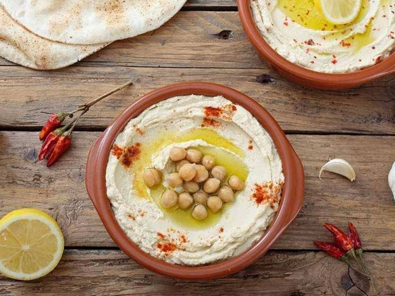 Chickpeas With Sesame Paste Salad