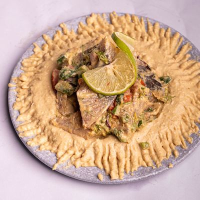 Hummus Herring Dish