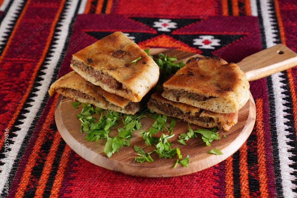 Meat Hawawshi With Cheese