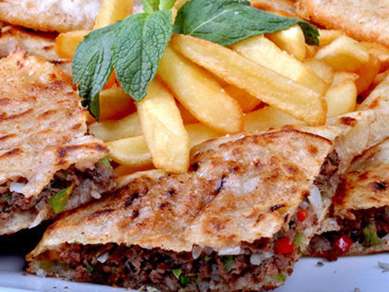 hawawshi with cheese