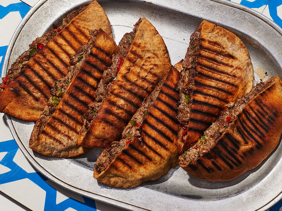 Hawawshi With Meat, Pastrami And Cheese