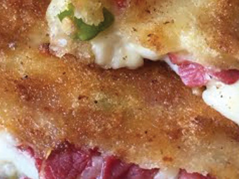 Pastrami With Cheese Hawashi