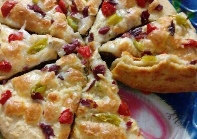 Pastrami Hawawshi with Pizza Topping