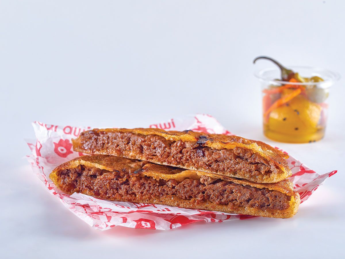Hawawshi with cheese