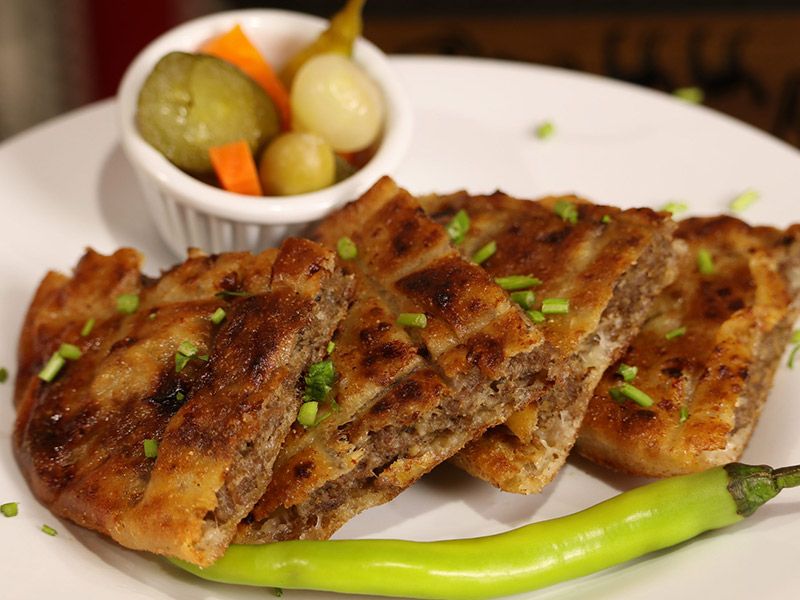 Meat And Mix Cheese Hawawshi