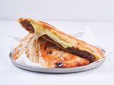 Mix cheese Meat Hawawshi and pickles