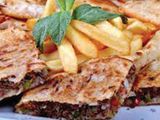 Meat with Vegetables Hawawshi