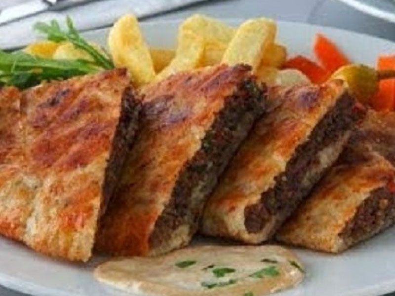 Oriental Sausage with Cheese Hawawshi