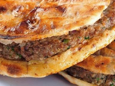 Baladi Hawawshi With Mozzarella Cheese