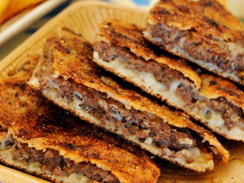 Meat Hawawshi Sandwich