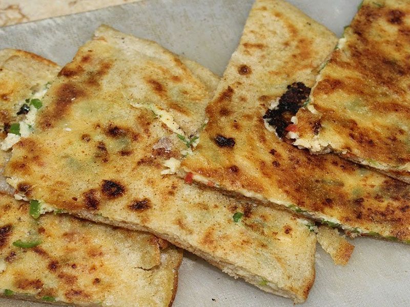 Mix Cheese With Pastrami Hawawshi