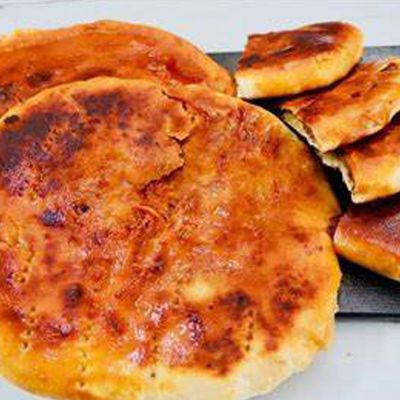رغيف حواوشي دجاج بالجبنة