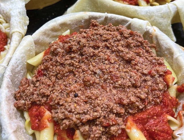 bolognese meat pasta khartosha