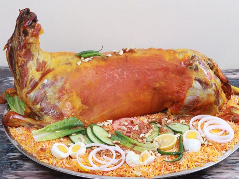 Whole Lamb Mandi With Rice