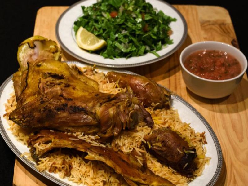 Mandi Lamb With Rice