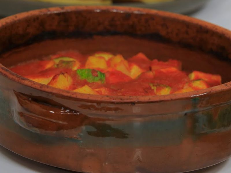 Vegetables With Liver And Giblets