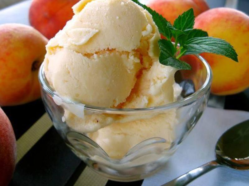 Peach Ice Cream
