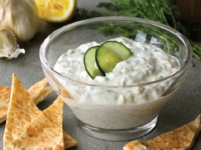 Cucumber with milk