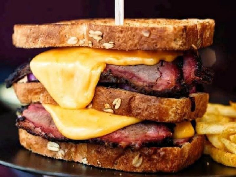 Double Beef Burger Sandwich