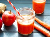 Apple With Carrots And Orange