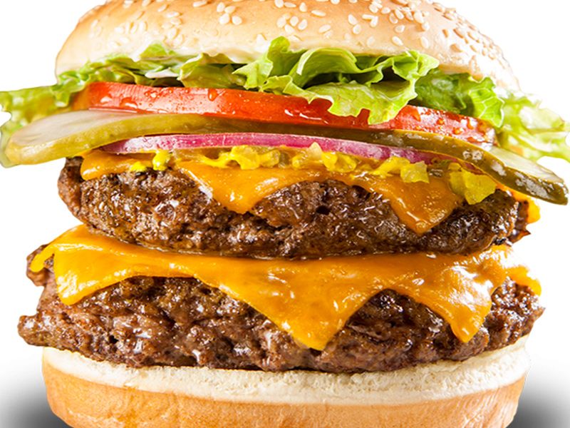 Double Beef Burger Sandwich
