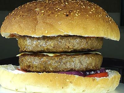 Double El Nawawi Cheese Burger Sandwich