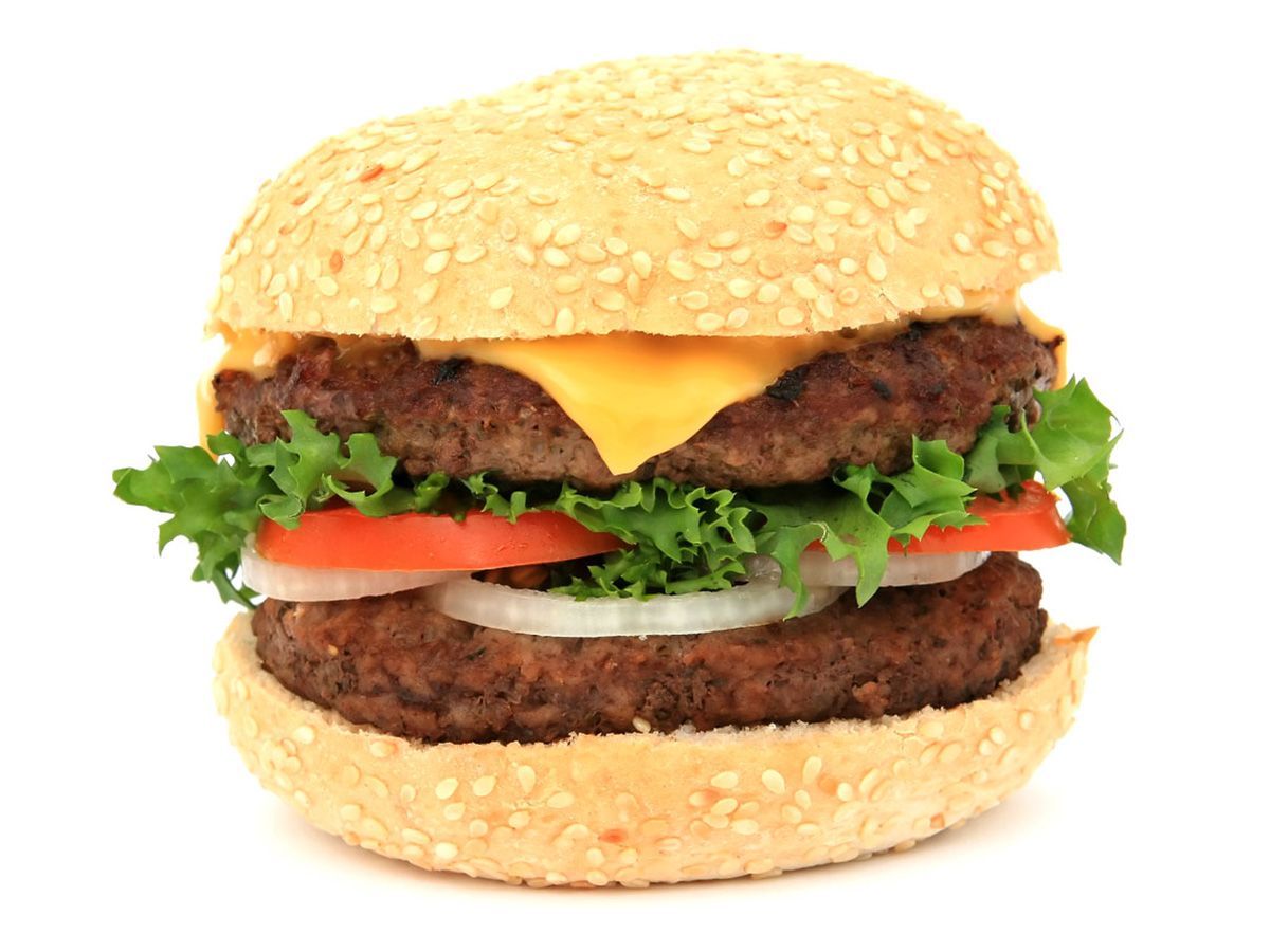Double beef burger