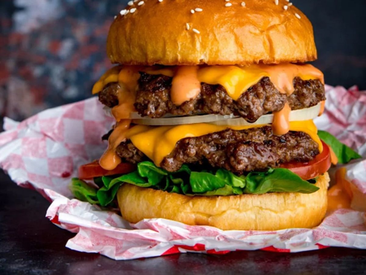 Double Cheese Burger Sandwich