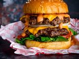Double Cheese Burger Sandwich