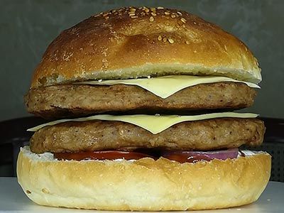 Double Jumbo Cheese Burger Sandwich