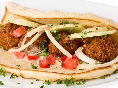 Double Falafel Sandwich