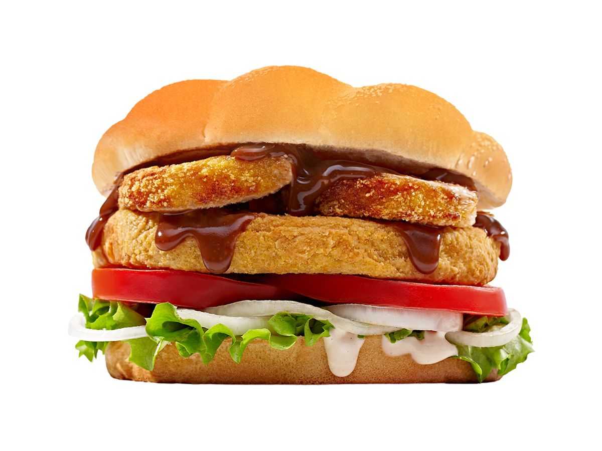 Double kik chicken Burger