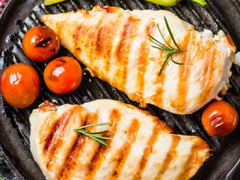 Grilled Chicken Breast Platter