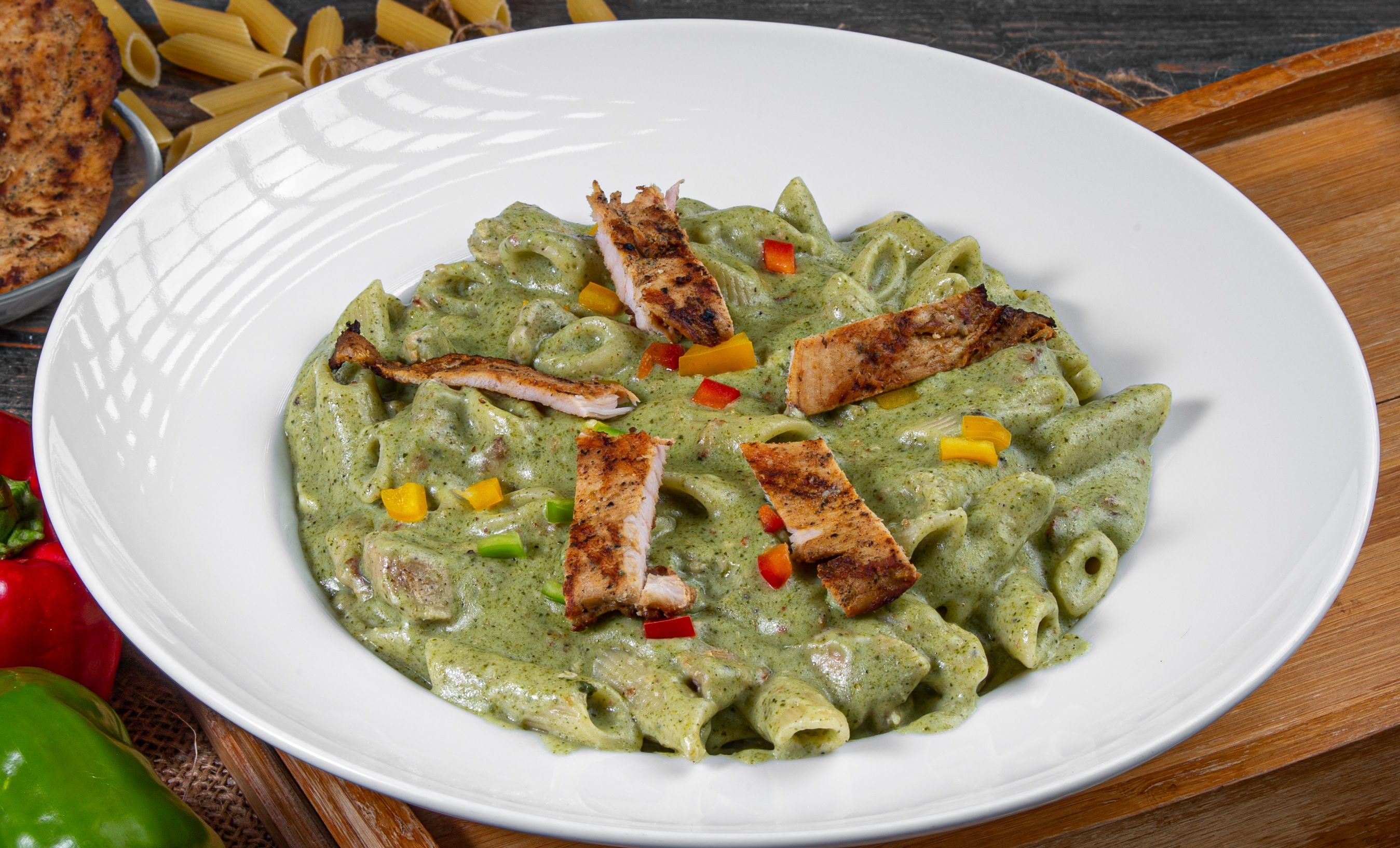 Italian Basil chicken Pasta