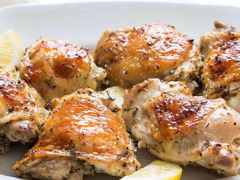 Chicken With Lemon Platter