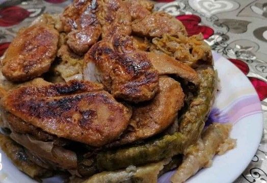 Chicken Pane With Mahshi Meal