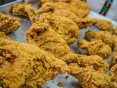 Syrian Half Broasted Fried Chicken