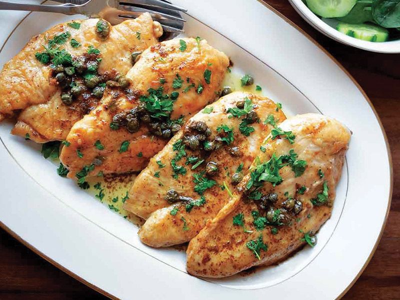Chicken Piccata Platter
