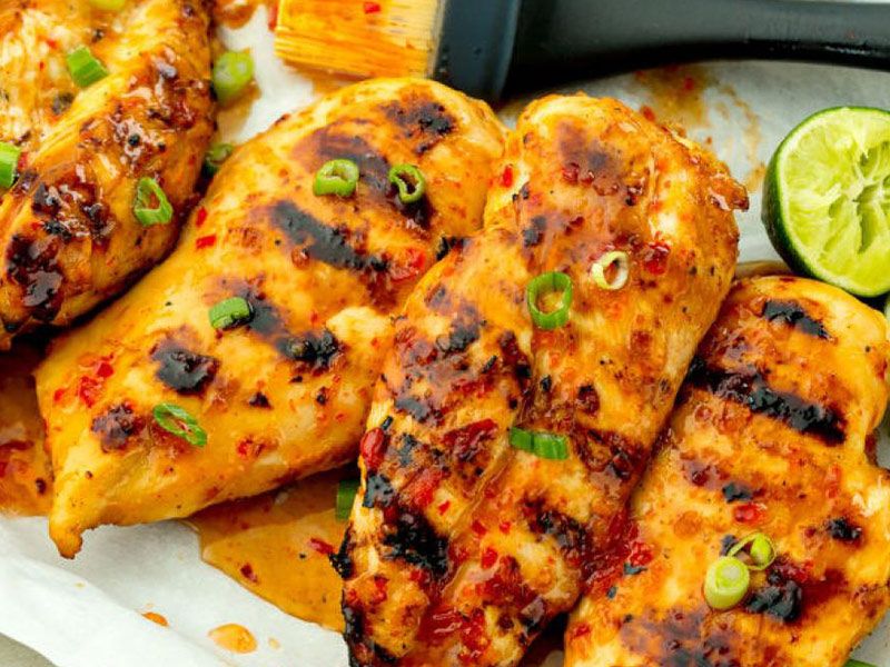 Charcoal Grilled Boneless Chicken