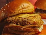 Smoked Fried Chicken Burger Sandwich