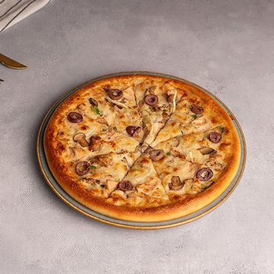 Italian Chicken Mushroom Pizza