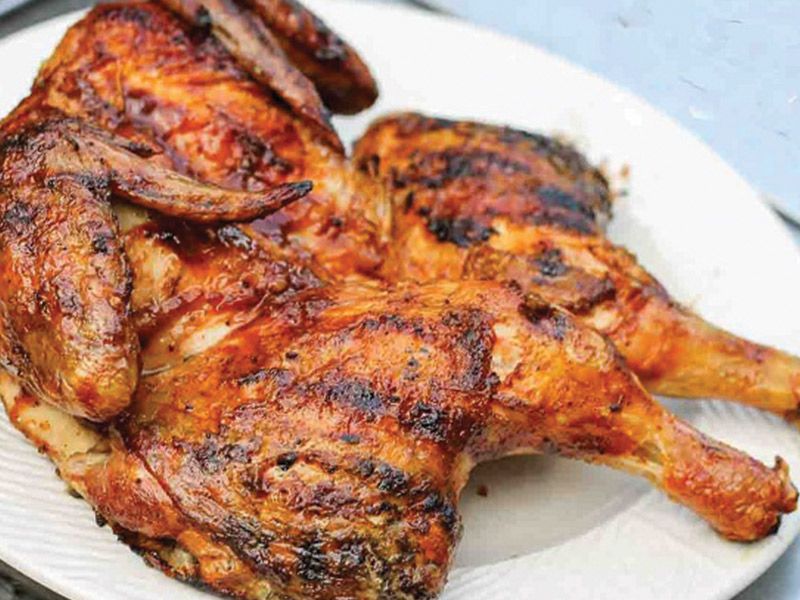 Charcoal Grilled Chicken