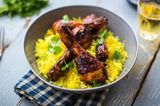 1/4 Grilled Chicken And Rice