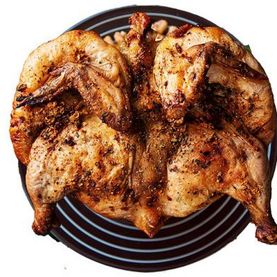 Charcoal-Grilled Chicken with Salmoura