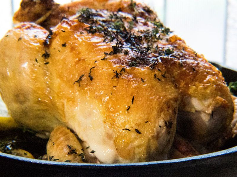 Plain chicken