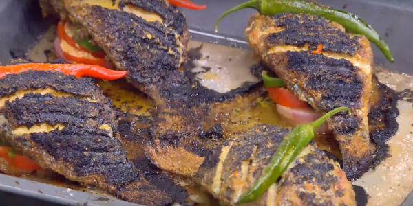 Grilled Gilthead Bream Fish
