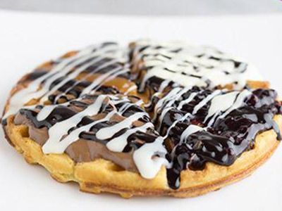 White Chocolae Waffle