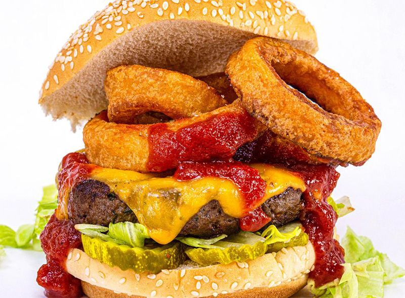 Domino Beef Burger Sandwich
