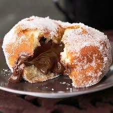 Nutella Chocolate Filled Doughnut