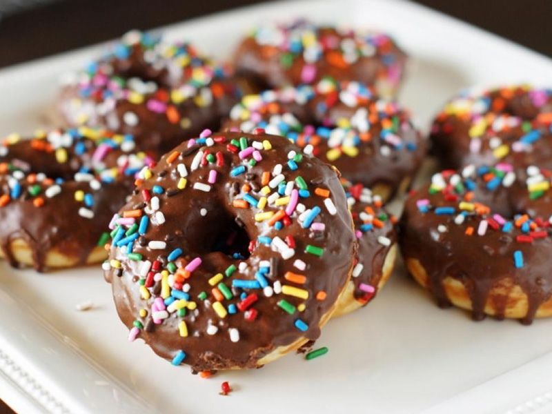 Donuts With Chocolate